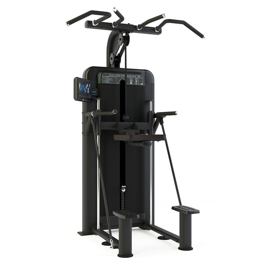 Pulse Fitness - Assisted Chin and Dip 100kg Weight Stack (Premium Line)