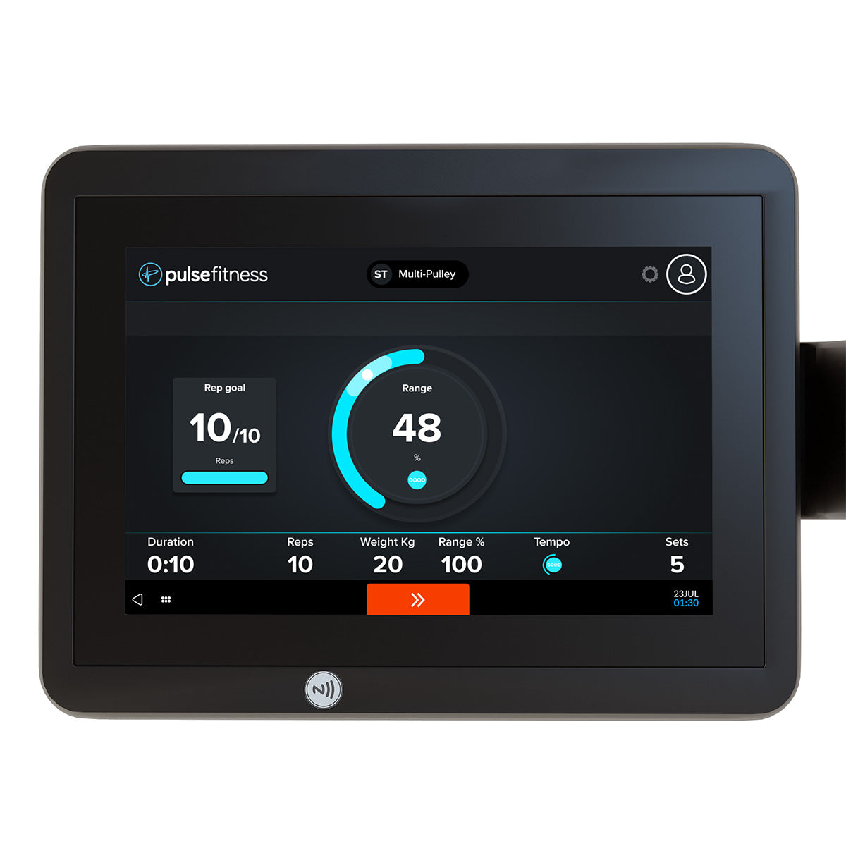 Pulse Fitness - Multi-Pulley with 10" Touch Screen Console (Premium Line)