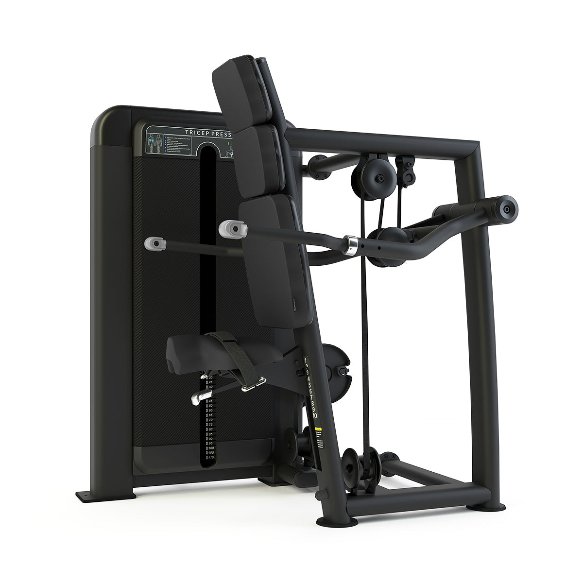 Pulse Fitness - Tricep Press 100kg Weight Stack (Club Line)