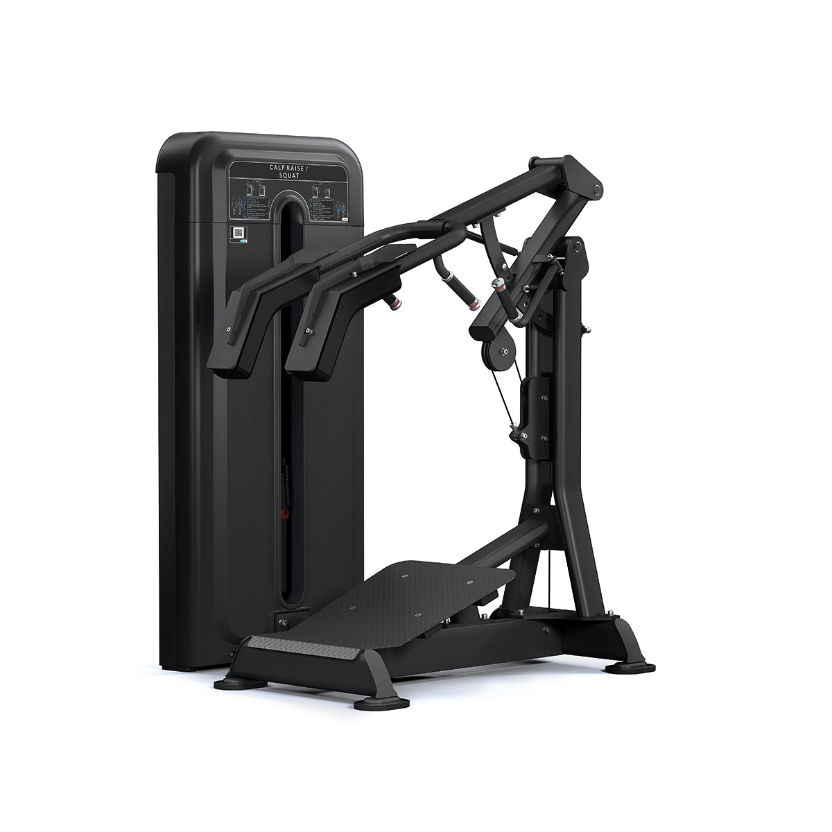 Pulse Fitness - Dual Use Squat / Standing Calf 113kg Weight Stack Tower (Classic Line)