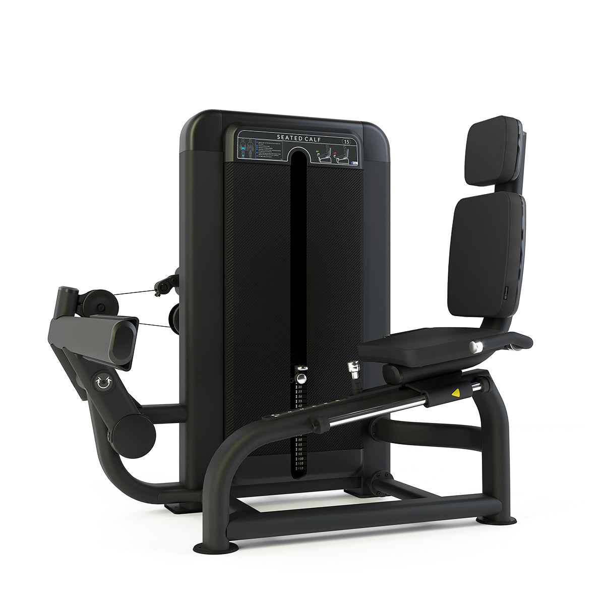 Pulse Fitness - Seated Leg Curl 100kg Weight Stack (Club Line)