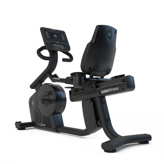 Pulse Fitness - Classic Recumbent Cycle with 7" Tactile Key Console