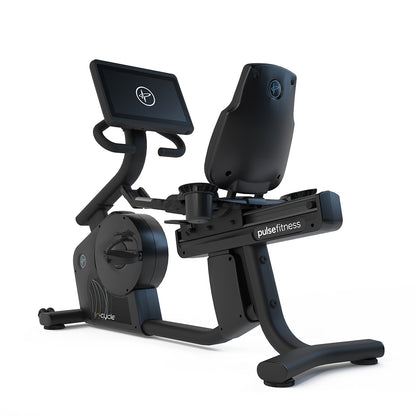 Pulse Fitness - Premium Recumbent Cycle with 18.5" Touchscreen Console