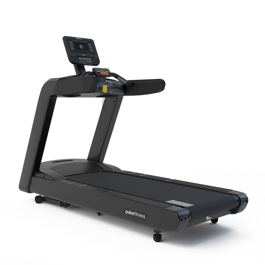 Pulse Fitness - Classic Treadmill with 7" Tactile Key Console - Sand Black